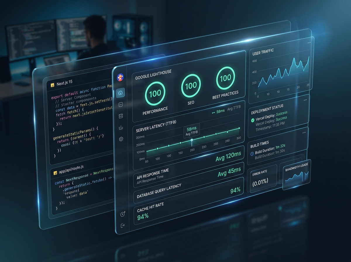 Synthora Bespoke Next.js Web Engineering Dashboard
