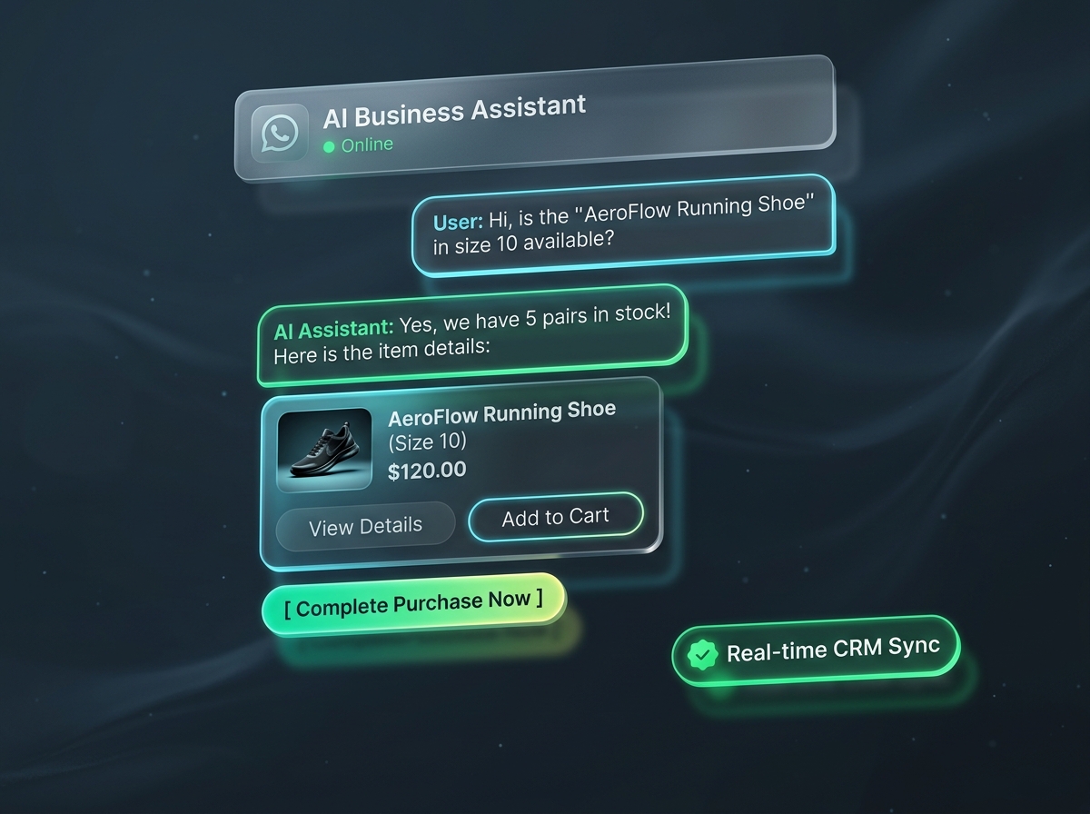 Synthora WhatsApp AI Agent Conversational Interface